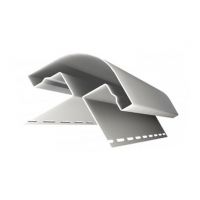 Угол наружный, Планка радиусная Белый