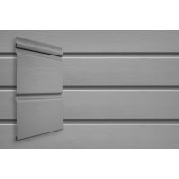 Виниловый сайдинг Double-Брус - Серый