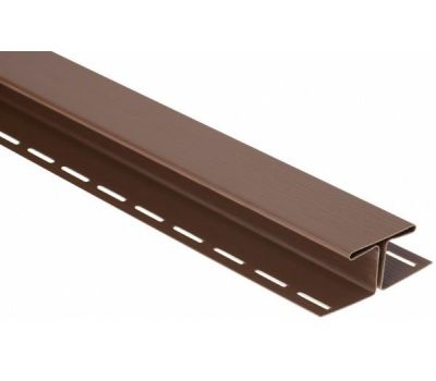 Н-профиль Люкс Крашенный, T-18, ВН, Тёмный Орех от производителя  Альта-профиль по цене 992 р
