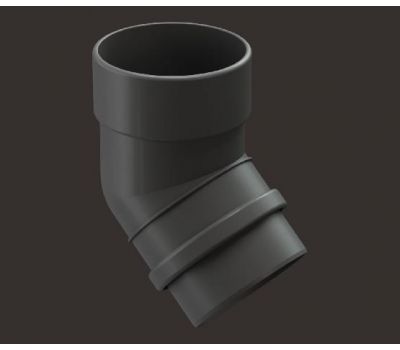 Колено 45° Lux ПВХ Графит от производителя Docke по цене 412 р Колено 45° Lux ПВХ Графит от производителя Docke по цене 412 р